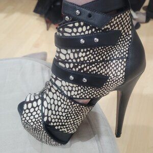 Calf Hair Heels, Size  6